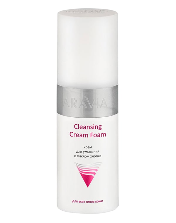 Крем, бальзам Aravia, Крем для умывания с маслом хлопка Cleansing Cream Foam, ARAVIA Professional, 150 мл
Крем, бальзам Aravia, Крем для умывания с маслом хлопка Cleansing Cream Foam, ARAVIA Professional, 150 мл