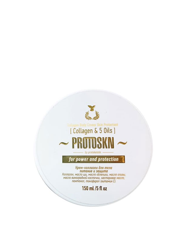 Крем, бальзам Protokeratin, Крем-коллаген для тела питание и защита Collagen Body Cream Skin Protectant 150 мл Protokeratin
Крем, бальзам Protokeratin, Крем-коллаген для тела питание и защита Collagen Body Cream Skin Protectant 150 мл Protokeratin