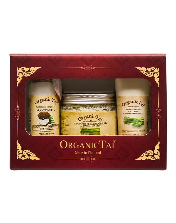 Крем Organic Tai, Набор: Скраб для тела Лемонграсс + Масло Кокоса + Крем для ног Лемонграсс и мята, Organic Tai
Крем Organic Tai, Набор: Скраб для тела Лемонграсс + Масло Кокоса + Крем для ног Лемонграсс и мята, Organic Tai