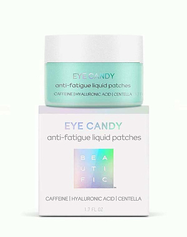 Патчи для кожи вокруг глаз жидкие гидрогел для экспресс-помощи против усталости Eye candy Beautific 1