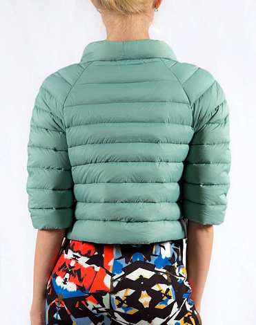 Pinko Куртка-накидка укороченная зеленая Distanza 6
