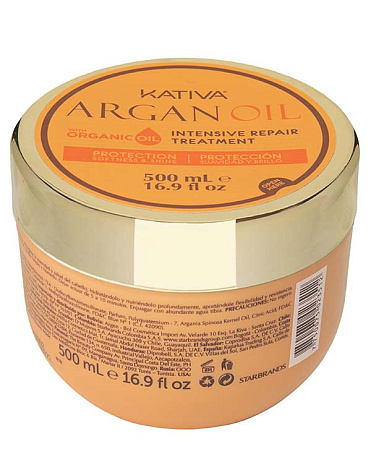 Увлажняющая маска для волос с маслом Арганы ARGAN OIL, Kativa, 250г 2