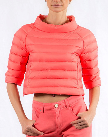 Pinko Куртка-накидка укороченная розовая Distanza 1