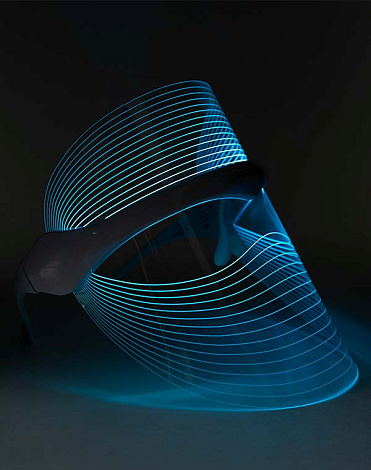 Светодиодная LED маска для омоложения кожи лица и шеи с 7 цветами m1030, Gezatone 2