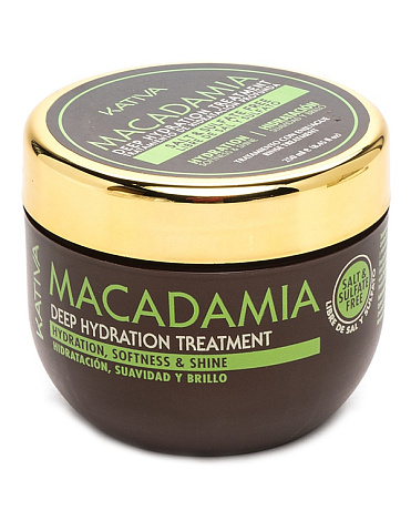 Интенсивно увлажняющая маска для волос Macadamia, Kativa, 250мл 1