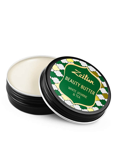 Бьюти-баттер "Белый жасмин и чай" насыщенное масло для рук, тела и лица Zeitun 1