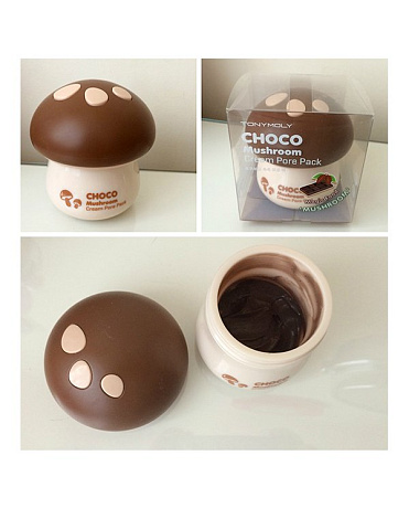 Маска для лица Magic Food Choco MushRoom Cream Pore Pack, Tony Moly 3