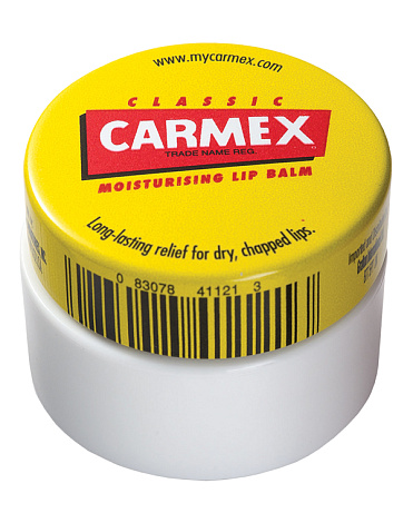 Увлажняющий бальзам для губ классический без запаха, баночка в блистере, CARMEX 1