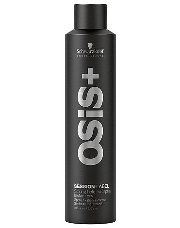 Лак подиумный для волос сильной фиксации Session Label strong hold OSIS, Schwarzkopf 1