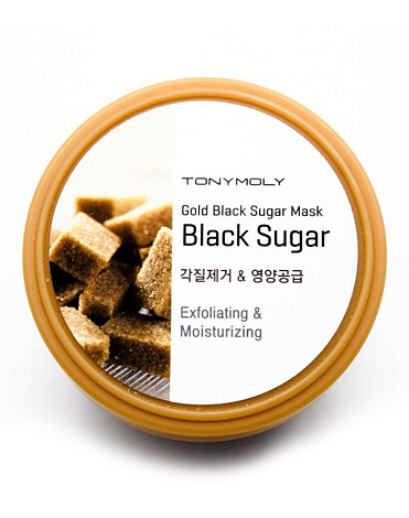 Маска скраб для лица Gold Black Sugar Mask, Tony Moly 3