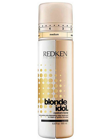 Кондиционер-уход двухфазный нейтрализующий для теплых оттенков волос Blonde Idol Gold, Redken, 196 мл 1