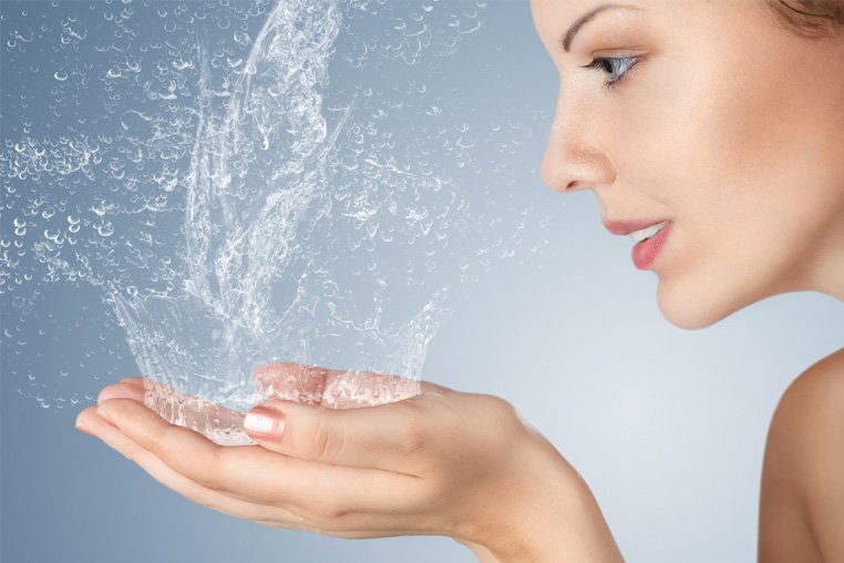 Щелочная вода для кожи лица