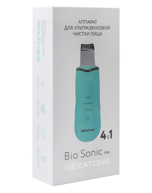 Аппарат для ультразвуковой чистки и лифтинга Bio Sonic 770 S, Gezatone 1301231 - фото 6