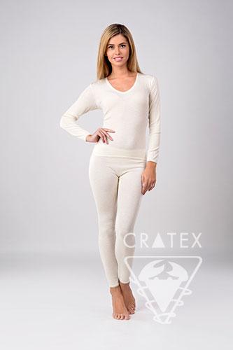 Женское термобелье шерстяное с ангорой, брюки, Cratex DPR361814 - фото 2