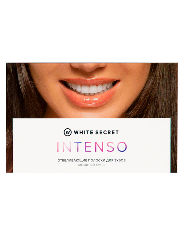 Отбеливающие полоски Intenso 14 саше White Secret отбеливающие полоски для зубов ultimate max 14 саше white secret