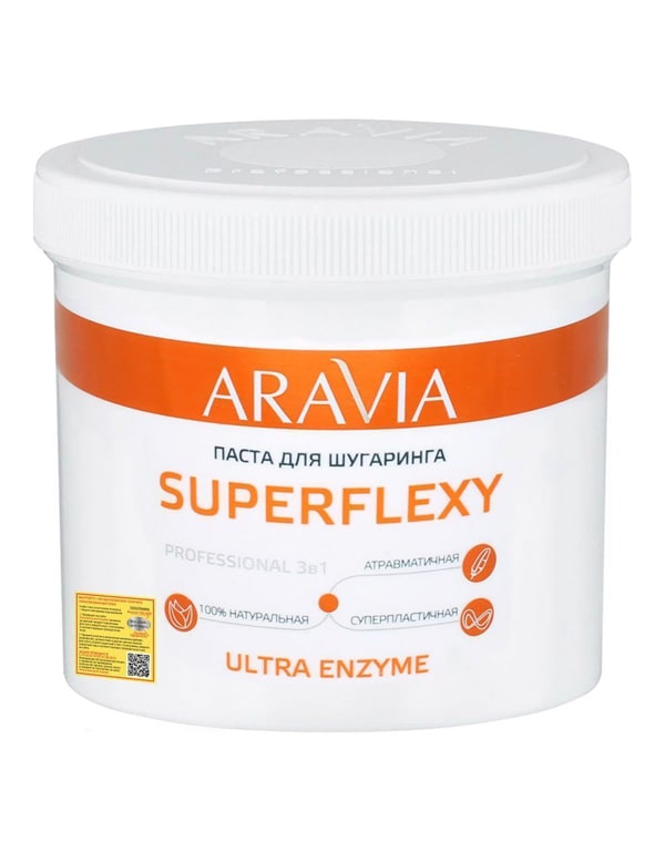 Паста для шугаринга SuperFlexy Ultra Enzyme, ARAVIA Professional, 750 г