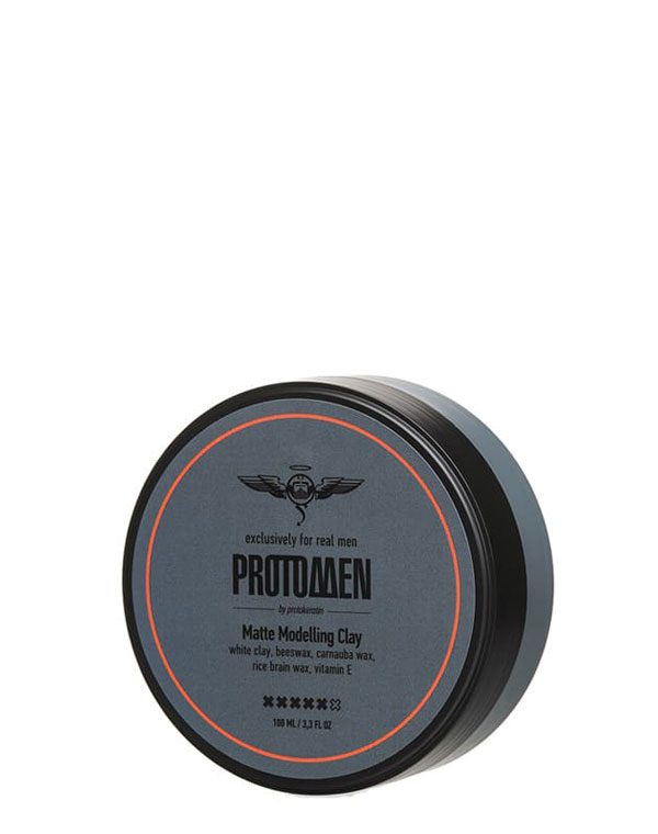 

Гель, флюид Protokeratin, Глина моделирующая матовая сильной фиксации Matte Modelling Clay 100мл Protokeratin