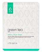 Тканевая маска для жирной и комбинированной кожи "Green Tea", It's Skin, 17 г