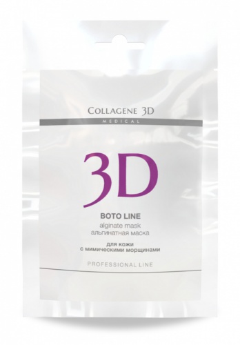 

Альгинатная маска для лица и тела с аргирелином Boto line Medical Collagene 3D