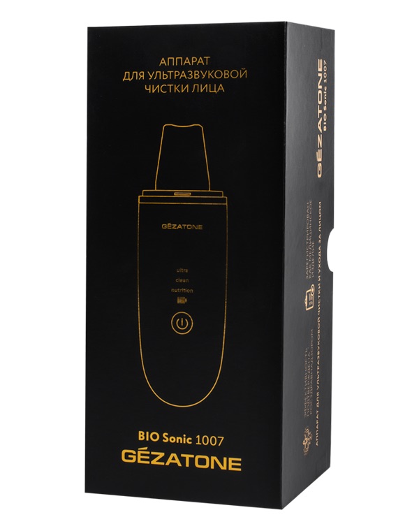 Аппарат для ультразвуковой чистки и лифтинга кожи лица Bio Sonic 1007, Gezatone - распродажа DPR1301253 - фото 3