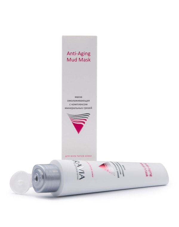 Маска омолаживающая с комплексом минеральных грязей Anti-Aging Mud Mask, ARAVIA Professional, 100 мл 6615083 - фото 3