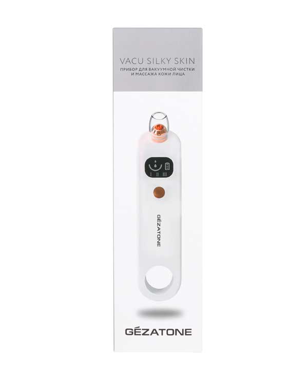 Аппарат для вакуумной чистки кожи лица Vacu Silky Skin Gezatone 1301279 - фото 6