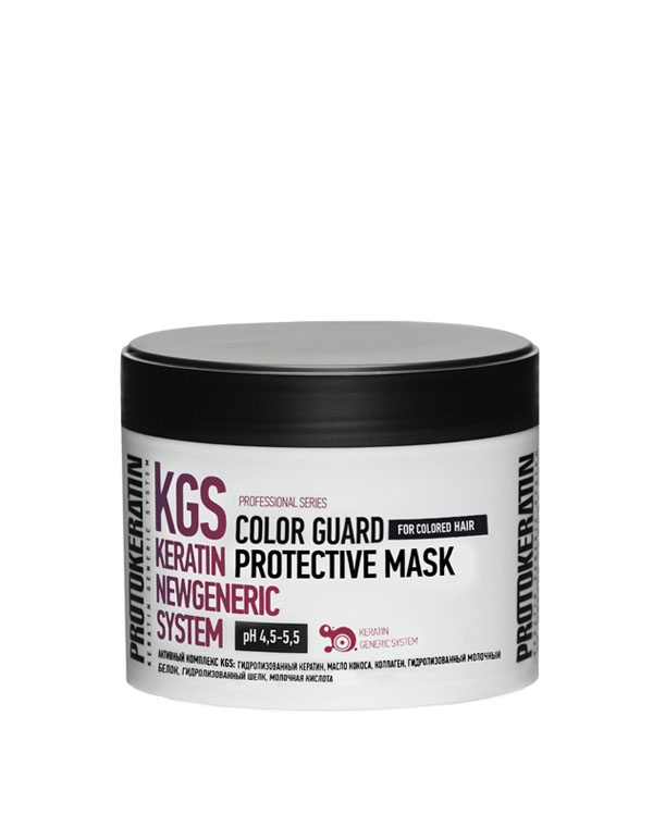 

Маска Protokeratin, Маска-глосс для интенсивной защиты цвета окрашенных волос Color Guard Protective Mask 250 мл Protokeratin