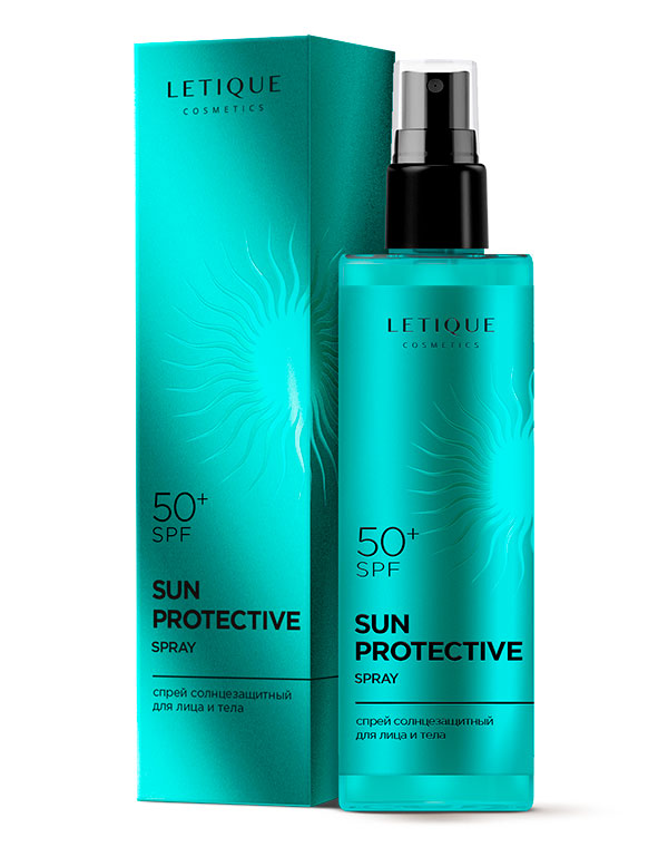 Спрей солнцезащитный для лица и тела SUN PROTECTIVE SPRAY SPF 50, 100 мл,LETIQUE COSMETICS 6691538 - фото 1