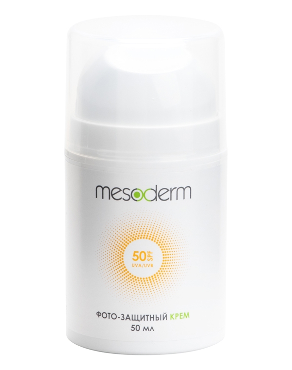 

Крем, бальзам Mesoderm, Фото-защитный крем SPF 50 Проф 50мл MESODERM