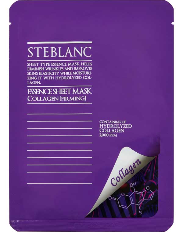 Тканевая маска для лица укрепляющая с гидролизованным коллагеном Essence SheetMask Collagen Steblanc 1032420 - фото 1