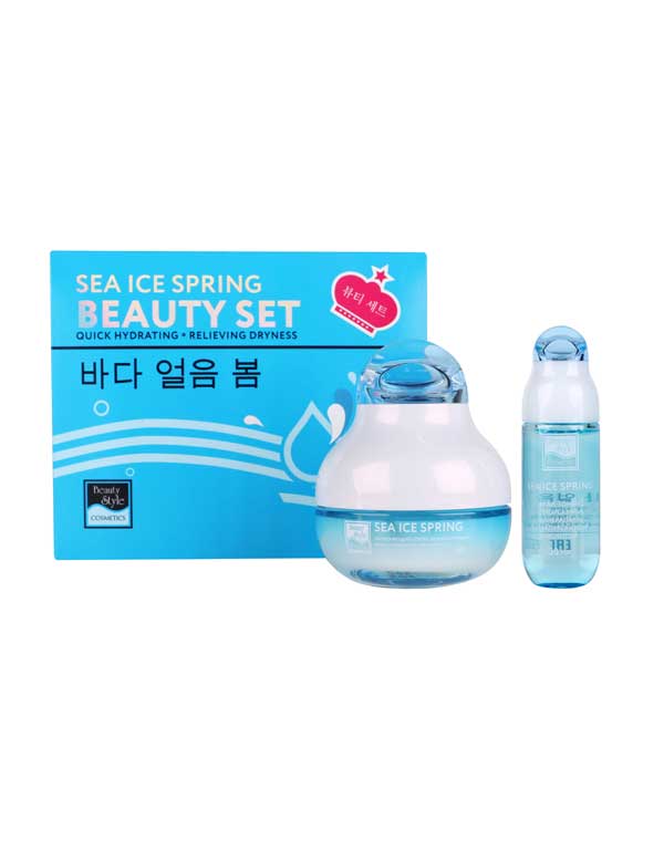 

Набор Beauty Style, Набор гиалуроновой косметики увлажняющий Sea Ice Spring 2 шага Beauty Style