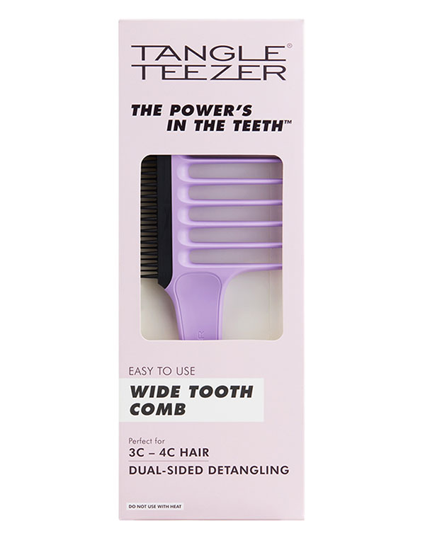 Расческа-гребень Tangle Teezer Wide Tooth Comb Purple Passion 6469874 - фото 3