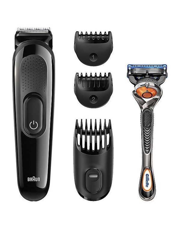 Электрический триммер SK3000 + Бритва Gillette + 1 кас (3/504) Braun