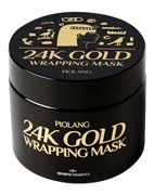 Маска для лица с 24-каратным золотом Piolang 24k Gold Wrapping mask, Esthetic house, 80 мл