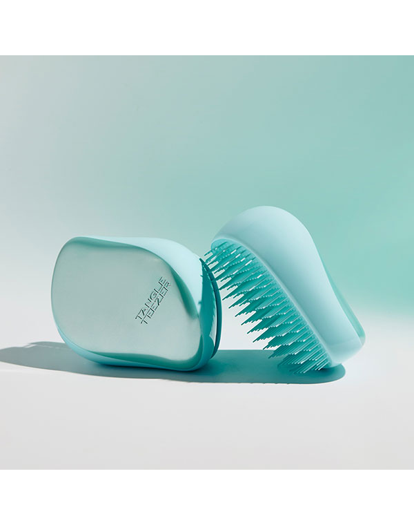 Расческа Tangle Teezer Compact Styler Frosted Teal Chrome 6462976 - фото 5