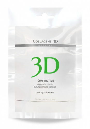 

Альгинатная маска для лица, тела с маслом арганы и коэнзимом Q10 Q10-Active Medical Collagene 3D