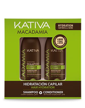 

Набор Kativa, Набор для волос интенсивно увлажняющий, Macadamia, 2*100 мл.