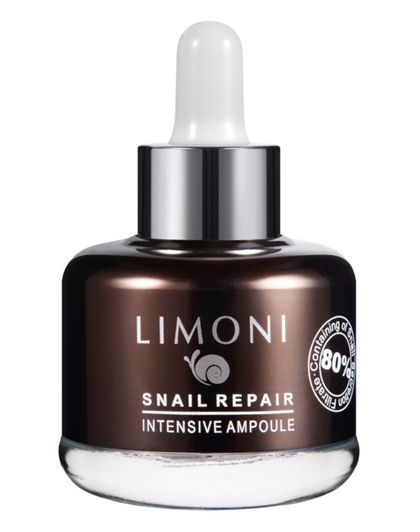 

Сыворотка Limoni, Сыворотка для лица восстанавливающая Snail Repair Intensive Ampoule Limoni, 25 мл