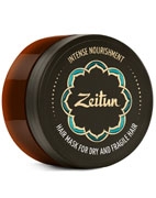 Маска "Интенсивное питание" для сухих и ломких волос с маслом ши и клещевины египетской Zeitun