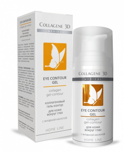

Гель-контур для глаз с янтарной кислотой Eye contour gel 15 мл Medical Collagene 3D