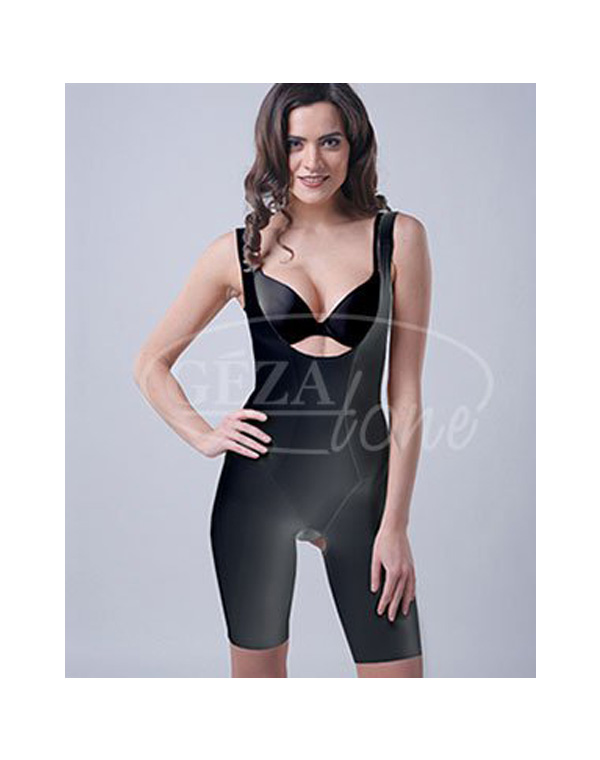 Корректирующее утягивающее белье Slim'n'Shape Bodysuit комбидрес (черный), Gezatone