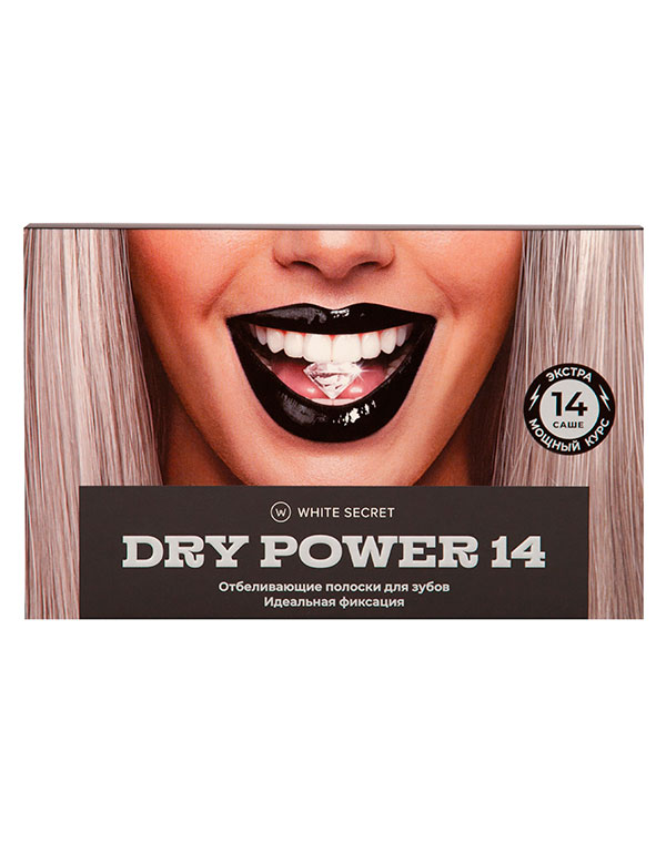 Отбеливающие полоски Dry Power 14 саше White Secret отбеливающие полоски dry power 14 саше white secret