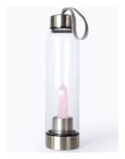 Бутылка для обогащения воды с кристаллом розового кварца, Beauty Style, 700 мл