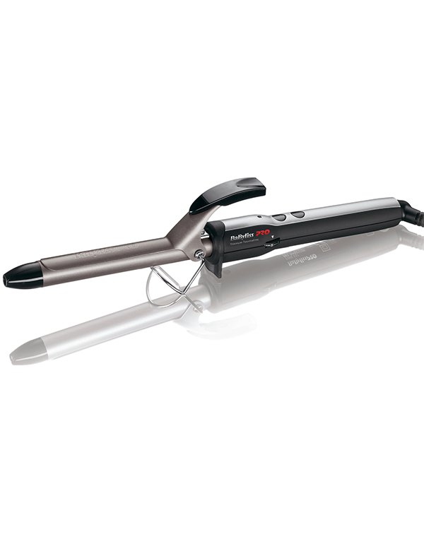 

Фен, плойка, щипцы BaByliss PRO, Плойка 19 мм с терморегулятором титан + турмалин BaByliss Professional