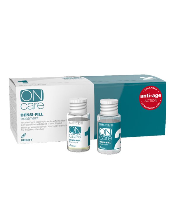 

Шампунь Selective, Филлер двухкомпонентный для восстановления волос Densi-fill treatment, Selective, 5+5*15 мл