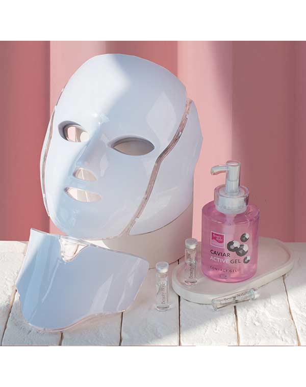 Светодиодная маска для омоложения кожи лица m 1090, Gezatone 1301247 - фото 7