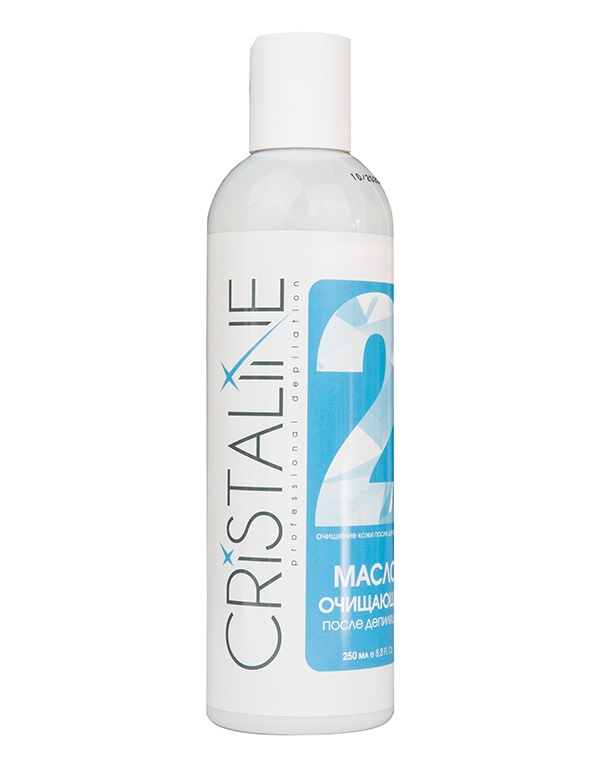 

Косметика для депиляции Cristaline, Масло после депиляции очищающее Cristaline NG, 250мл