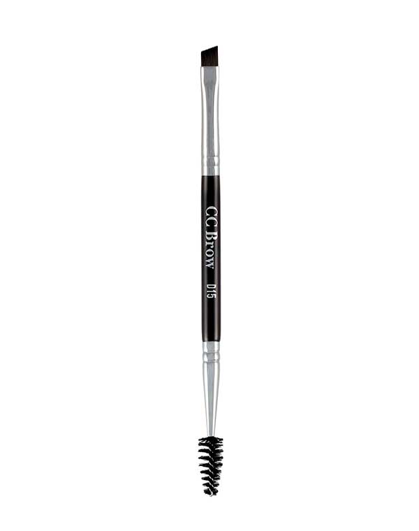 

Инструмент Lucas Cosmetics, Кисть для бровей двойная со щёточкой D15 CC Brow