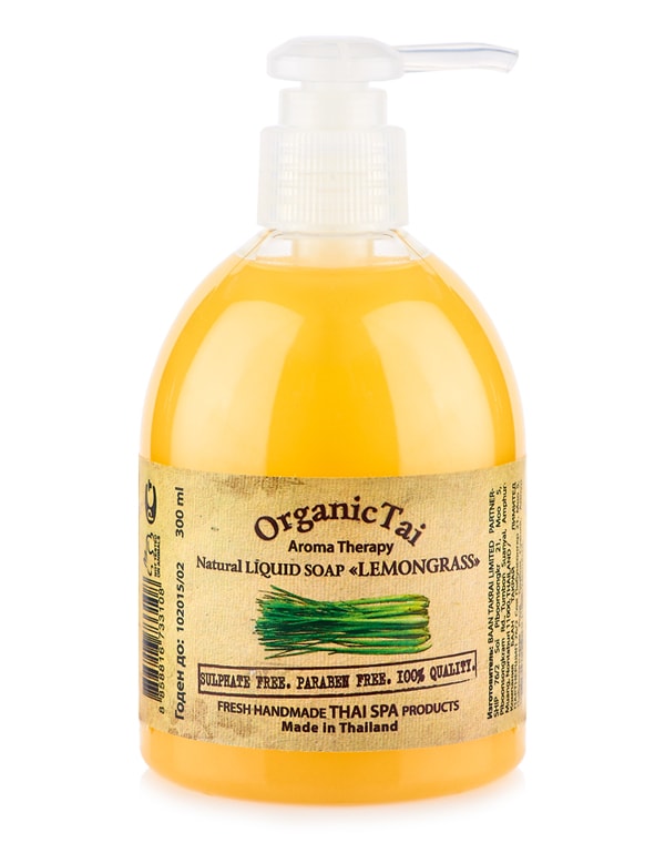 

Пилинг, скраб Organic Tai, Антисептическое жидкое мыло "Лемонграсс", Organic Tai, 300 мл