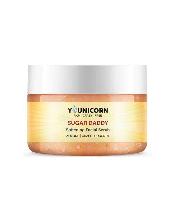 

Пилинг, скраб Younicorn, Смягчающий сахарный скраб для лица SUGAR DADDY, 100 мл Younicorn